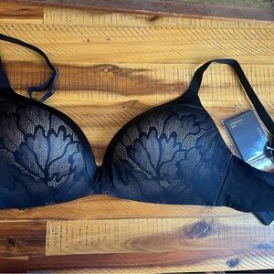 Elegant Black Lace Bra